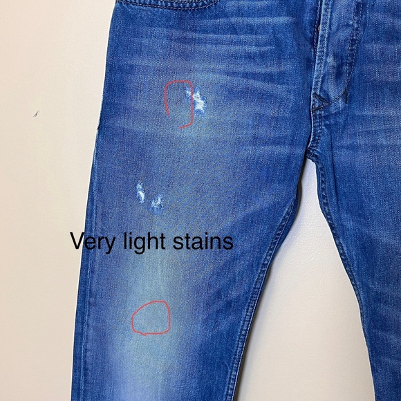 Diesel Safado Slim Straight Button Fly Jeans - Men's Size 30*32 - Blue - Picture 2 of 11